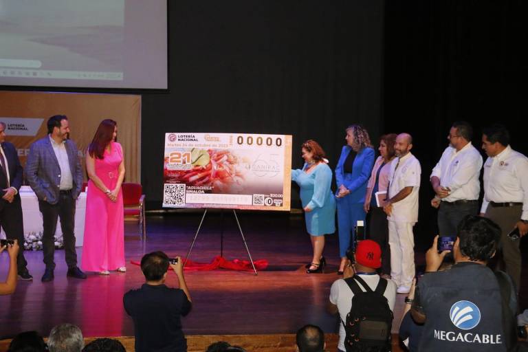 Plasman el aguachile en billete de la Lotería Nacional