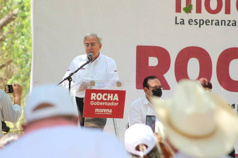 Rubén Rocha afirma que está arriba más de 20 puntos de Mario Zamora