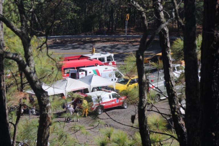 Reportan que hay aún focos pequeños del incendio en la sierra de Concordia