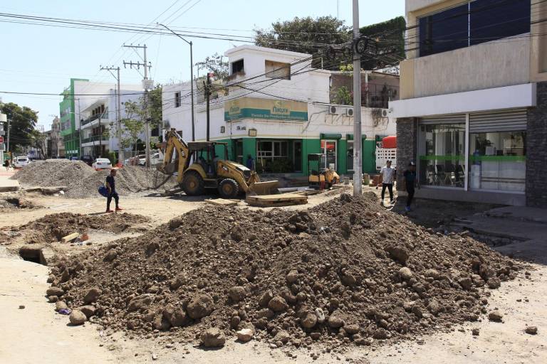 Aseguran comerciantes que ‘ni avisaron’ de obras en Centro de Culiacán