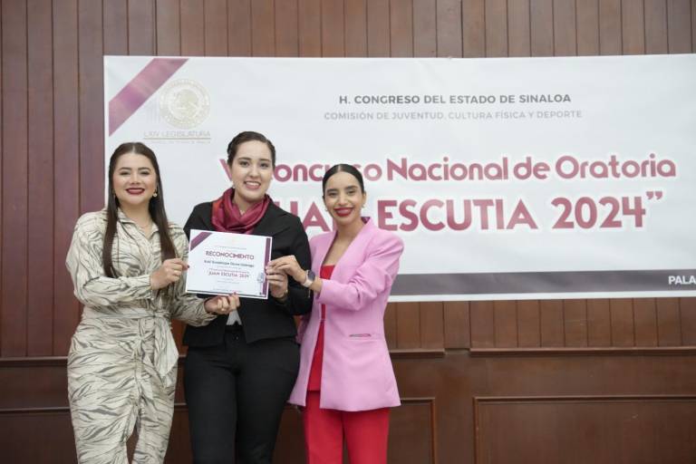 Representará Rubí Osuna Lizárraga a Sinaloa en concurso nacional de oratoria