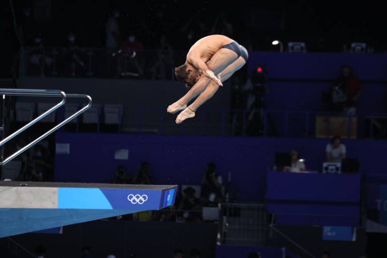 Clavadistas Balleza y Berlín, cuarto lugar en su debut olímpico