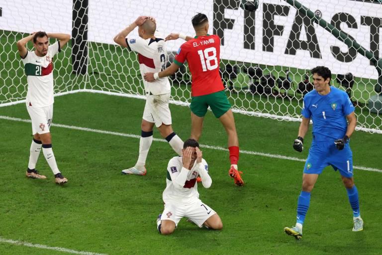 Marruecos elimina a Portugal con todo y Cristiano Ronaldo