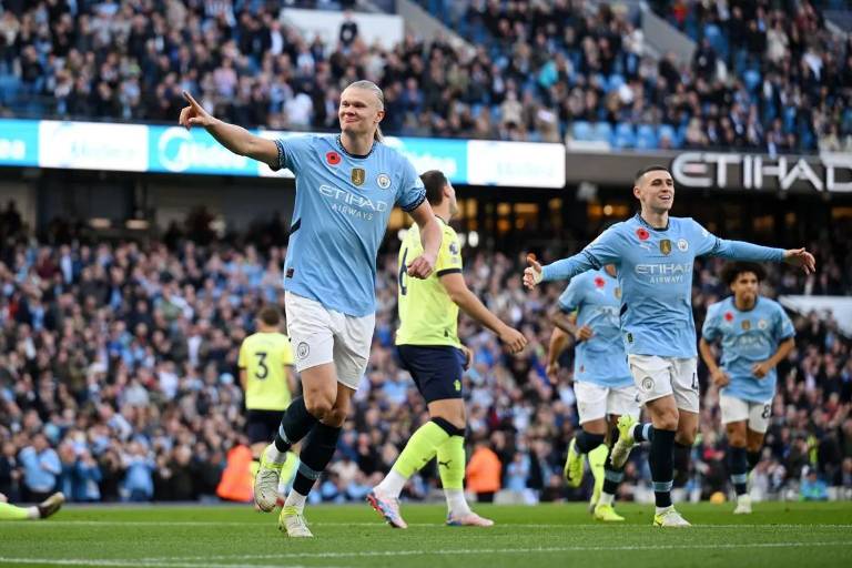 Haaland manda al Manchester City al liderato de la Premier League