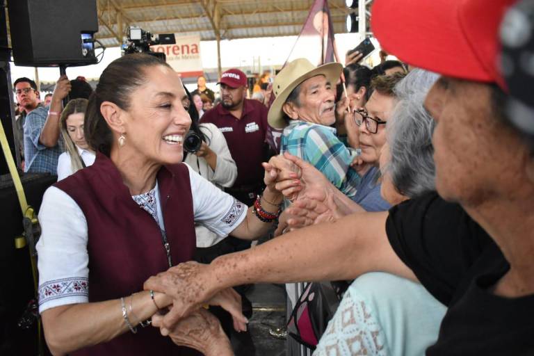 Desde Navolato, Claudia Sheinbaum promete tren de pasajeros para Sinaloa