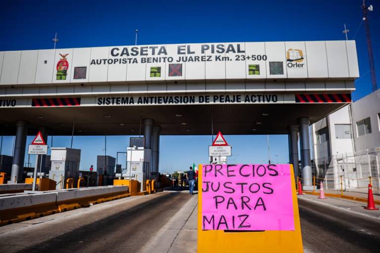 Movimiento de campesinos siguen en carreteras; así estarán hoy las casetas en Sinaloa