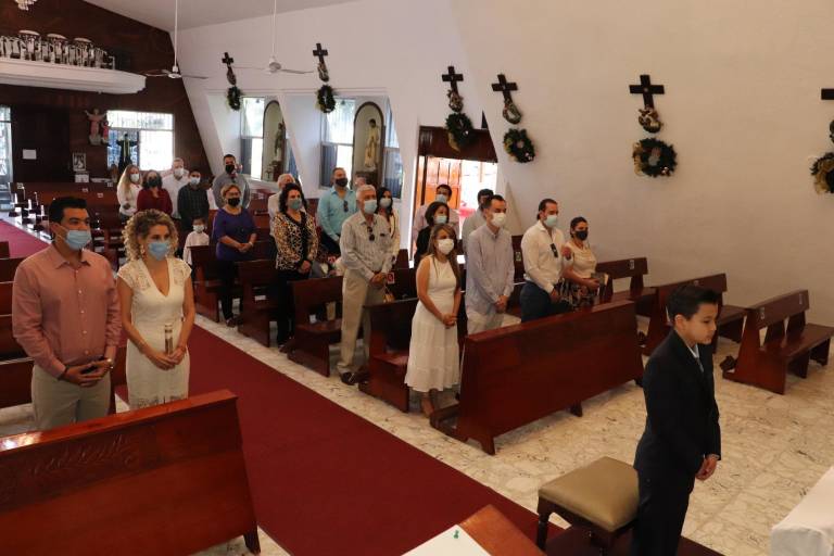 Luis González Velázquez recibe a Jesús en su corazón