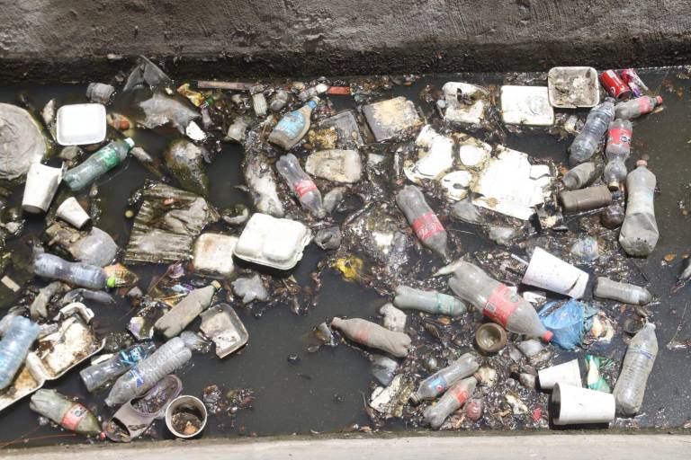 Canales pluviales de Mazatlán se han convertido en vertederos de desechos