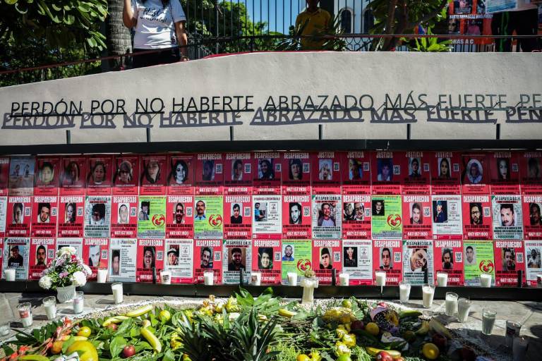 Devela Sabuesos Guerreras memorial de personas desaparecidas en Culiacán