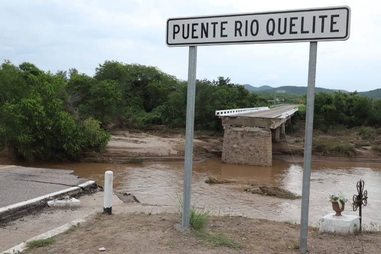 Tardarán al menos tres meses reparaciones de puentes colapsados en El Quelite: Obras Públicas