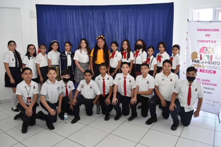 Presentan el INE y el Colegio Sebec resultados del Parlamento de las niñas y los niños de México