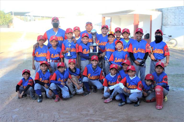 Azteca gana el campeonato de la Infantil Menor en el beisbol de Escuinapa