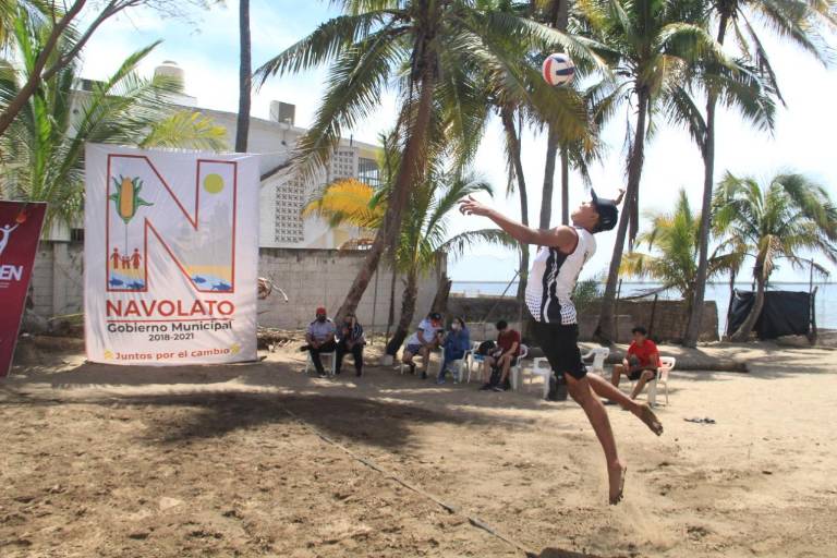 Inauguran Primer Torneo de Voleibol de Playa IMDEN Altata 2021