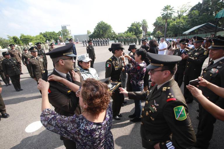 Reciben su ascenso 20 militares en la Tercera Región en Mazatlán