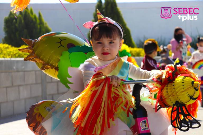 Reciben a la primavera con paseo en el Colegio SEBEC