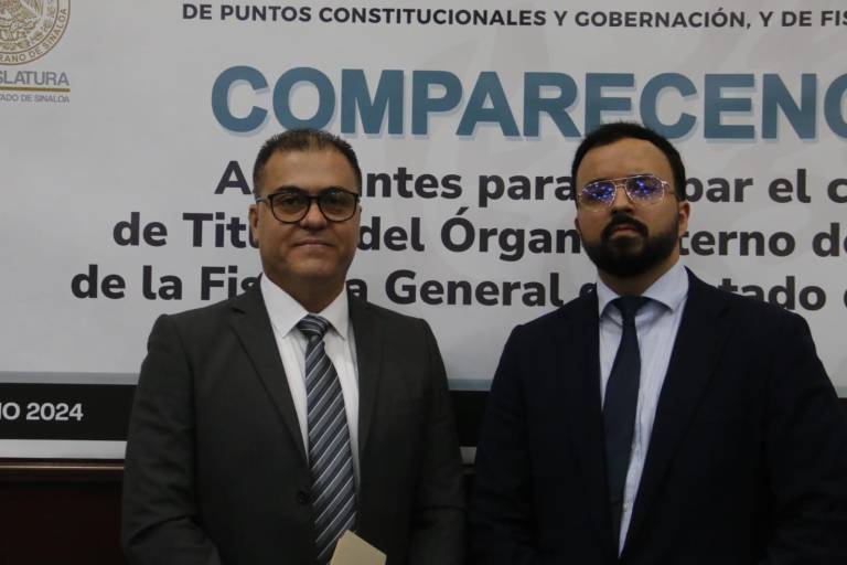 Van Fernando Ruiz Rangel y Gerardo Báez Piña por el OIC de la Fiscalía General del Estado