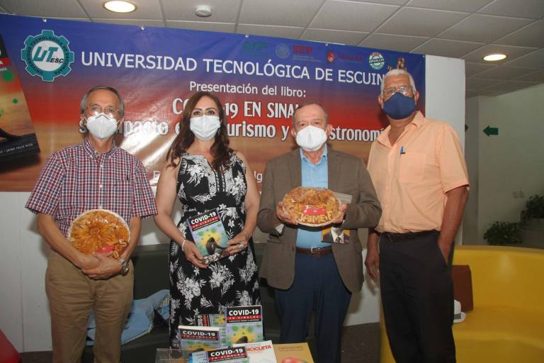 Presentan Arturo Santamaría Gómez y Jaime Félix Pico el libro Covid-19 en Sinaloa, su impacto en el Turismo y la Gastronomía
