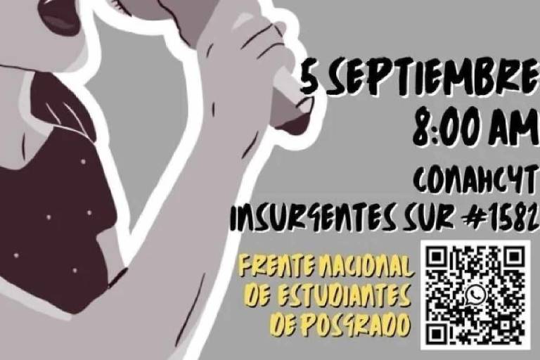 Estudiantes de posgrado del Conahcyt exigen restitución de sus becas