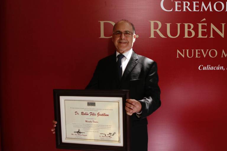 Es Rubén Félix Gastélum el nuevo integrante del Colegio de Sinaloa