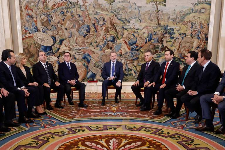 Participa Guillermo Romero en reunión con el Rey de España