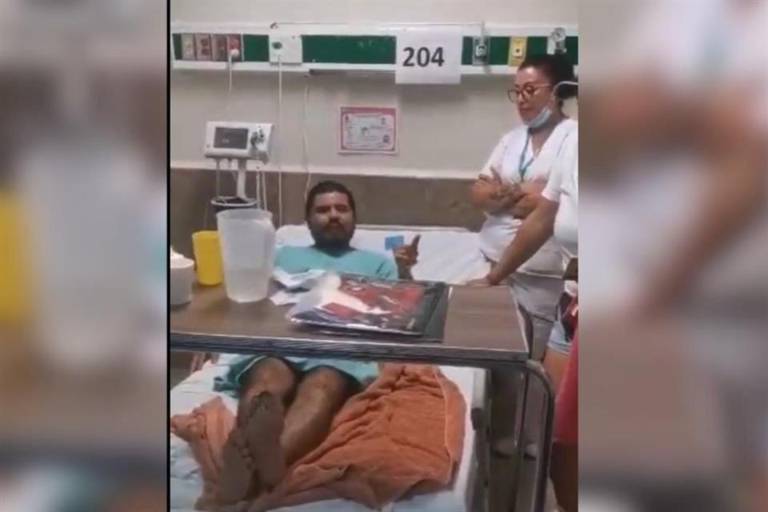 Liberan a camillero que trasladaba a niña prensada en elevador del IMSS