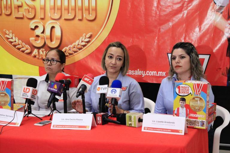 Donará Casa Ley 14 mil 165 paquetes escolares a estudiantes sinaloenses con 9.5