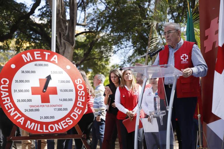 Arranca colecta 2023 de Cruz Roja; van por $40 millones en Sinaloa