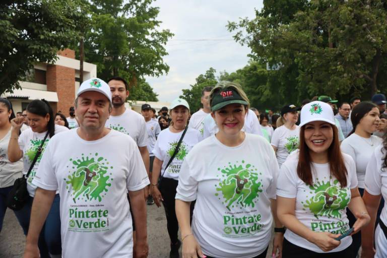 Se pintan de verde en la séptima edición de la carrera de Cobaes