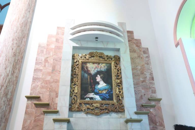 Está listo el templo de Cristo Rey para celebrar a Santa Cecilia, patrona de músicos, este 22