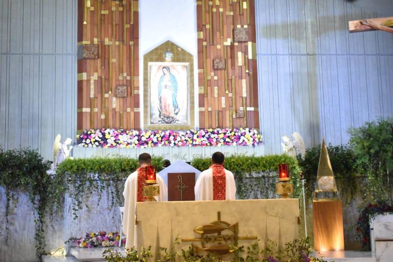 Con las Mañanitas, fieles de Culiacán agradecen y celebran a la Virgen de Guadalupe