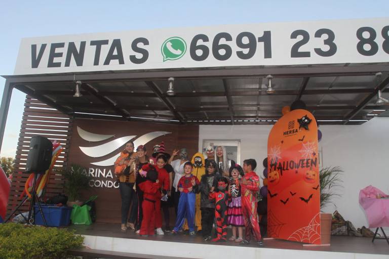 Celebran Halloween en Marina Cerritos Condominios en Mazatlán