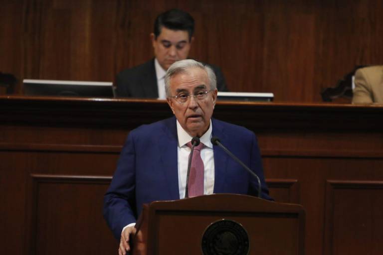 Ahora sí, Rocha Moya comparece ante el Congreso por Informe de Gobierno