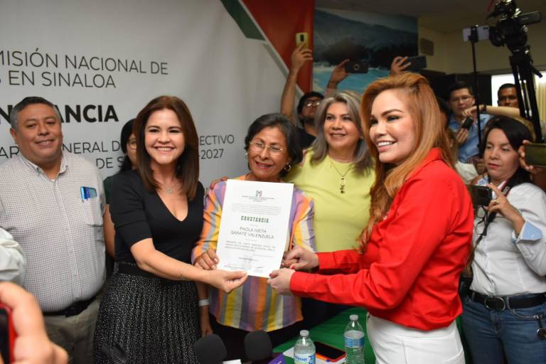 Paola Gárate es la nueva dirigente del PRI Sinaloa