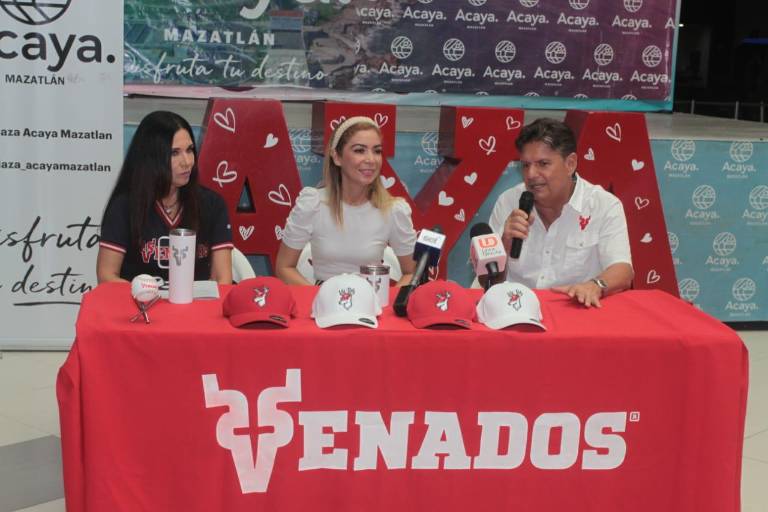 Oficializan evento ‘Ponte la Casaca’, de Venados de Mazatlán en Plaza Acaya
