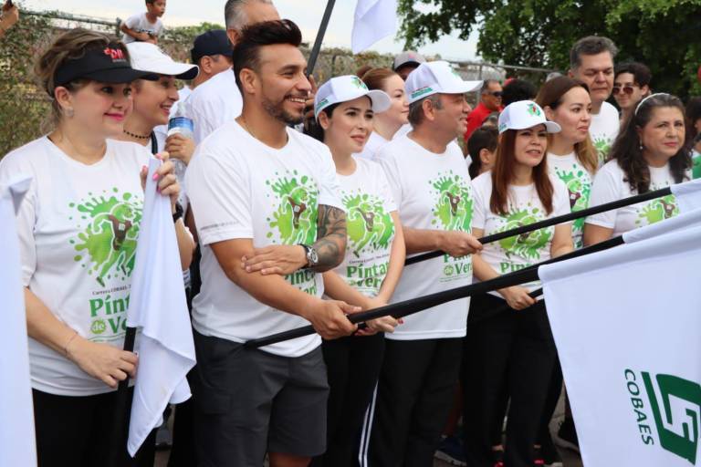 Se pintan de verde en la séptima edición de la carrera de Cobaes