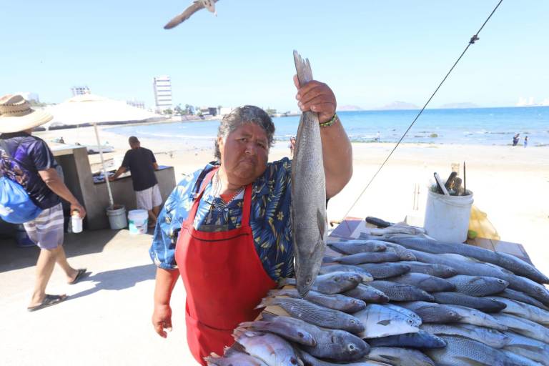 Lamentan nulo repunte de venta de pescados y mariscos en Playa Norte