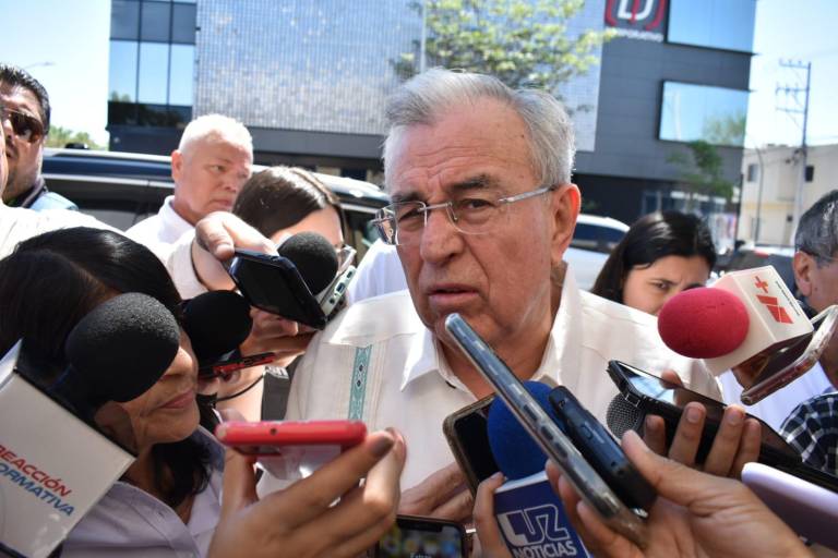 Rocha Moya descarta apoyo al Gobierno de Mazatlán ante demandas perdidas