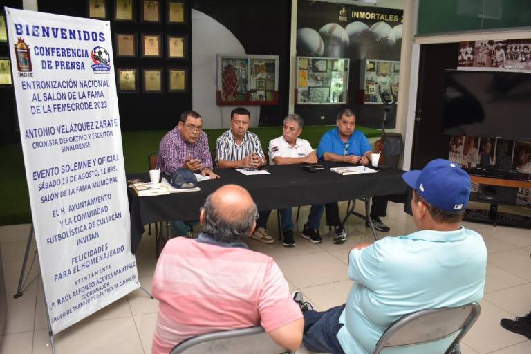 Reconocerán en Culiacán al periodista Antonio Velázquez Zárate