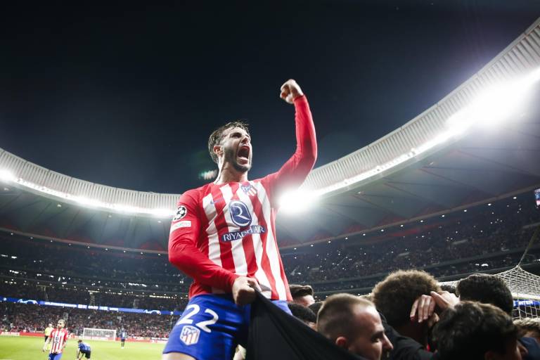 Atlético de Madrid remonta al Inter y avanza a cuartos de final