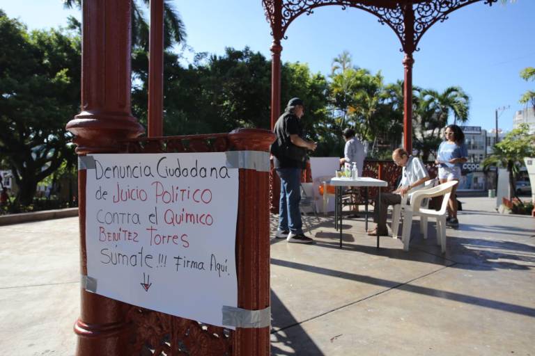 Instalan en Mazatlán puntos para recolectar firmas de apoyo para juicio contra ‘El Químico’ Benítez