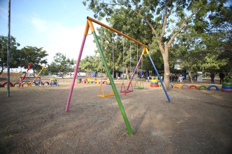 Inaugura Estrella Palacios espacio recreativo en el fraccionamiento San Fernando