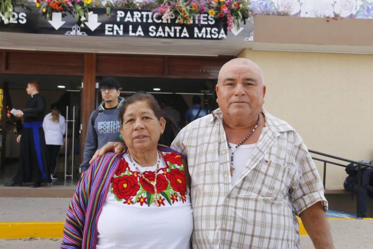 Celebran a la Virgen de Guadalupe en su día