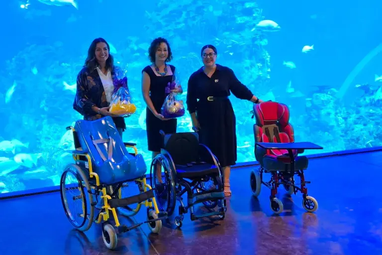 El “Aqua Fest” tuvo el propósito de recaudar fondos para el centro de rehabilitación.