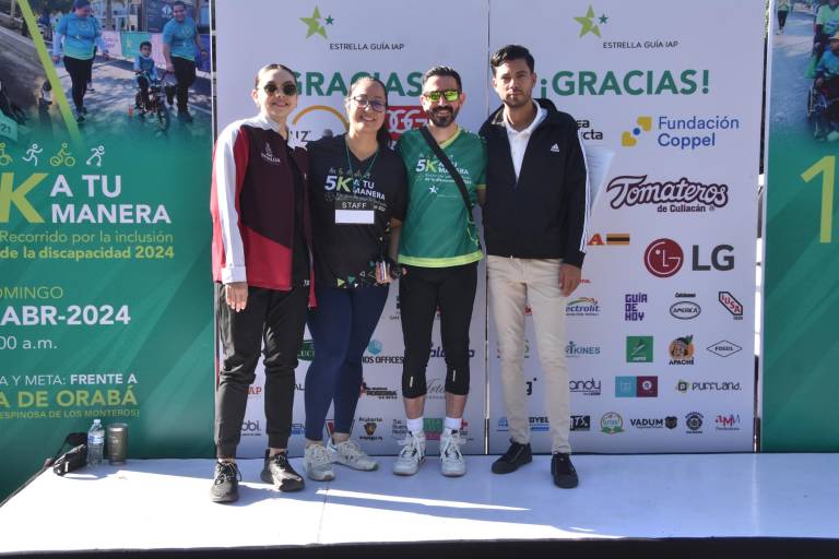 Corren miles de culiacanenses por la inclusión en la segunda carrera 5k A Tu Manera