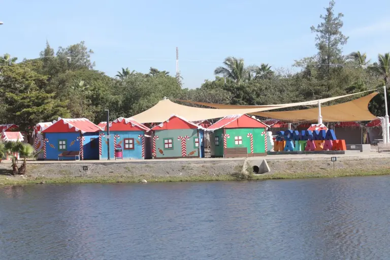 El Parque Central se transforma para recibir a las familias del puerto del 19 de diciembre al 6 de enero.