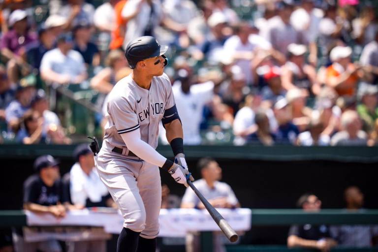 Aaron Judge es el Jugador de la Semana en la Liga Americana