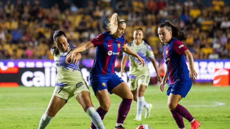 Barcelona se impone a Tigres.