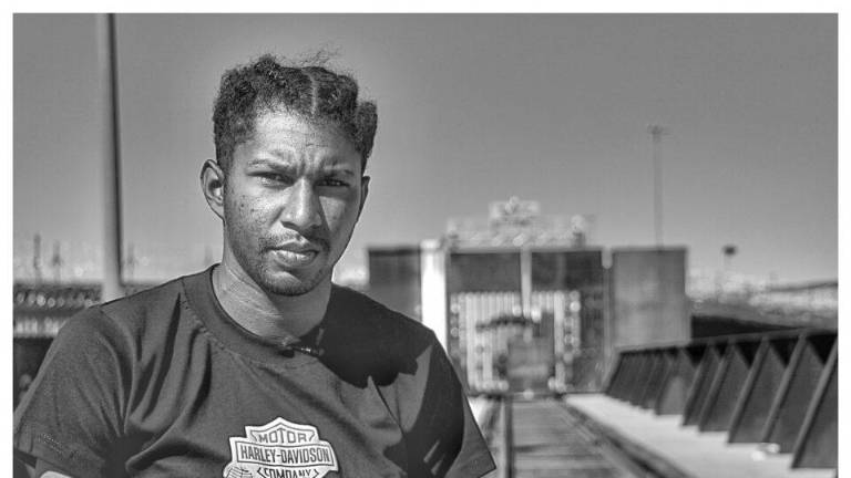 Wenceslao, migrante venezolano en la frontera México-EU.