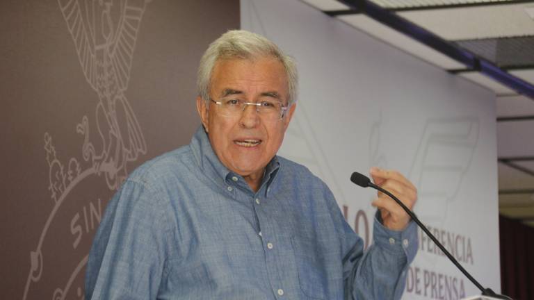 Conferencia semanal con el gobernador Rubén Rocha Moya