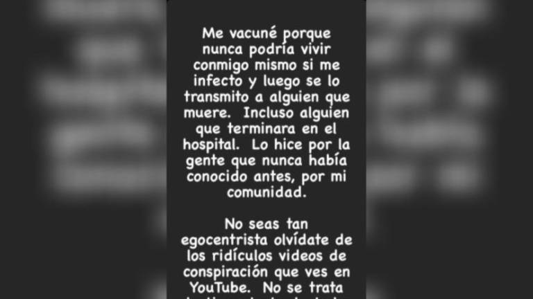 Ricky Martín envía mensaje para promover la vacunación contra Covid-19